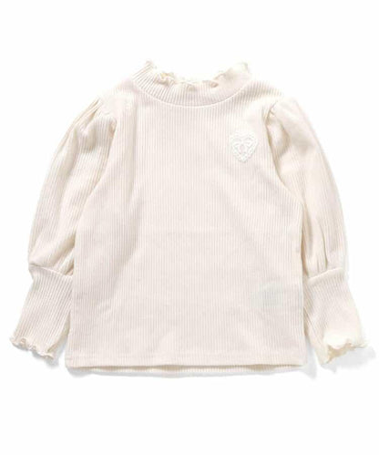 加厚泡泡袖羅紋上衣