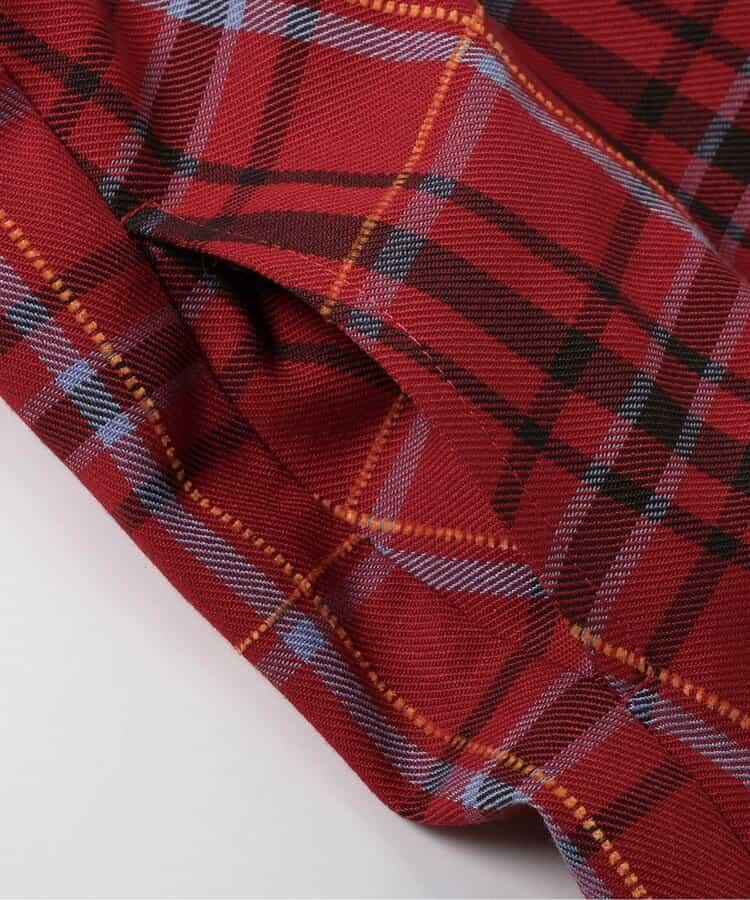 【リンク】斗篷格紋連衣裙