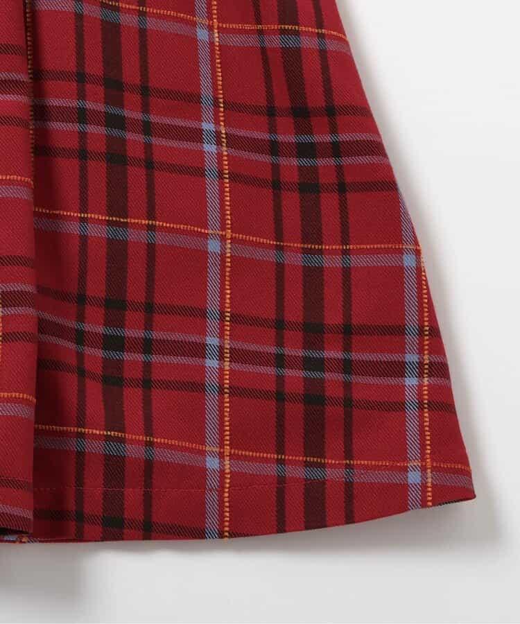 【リンク】斗篷格紋連衣裙