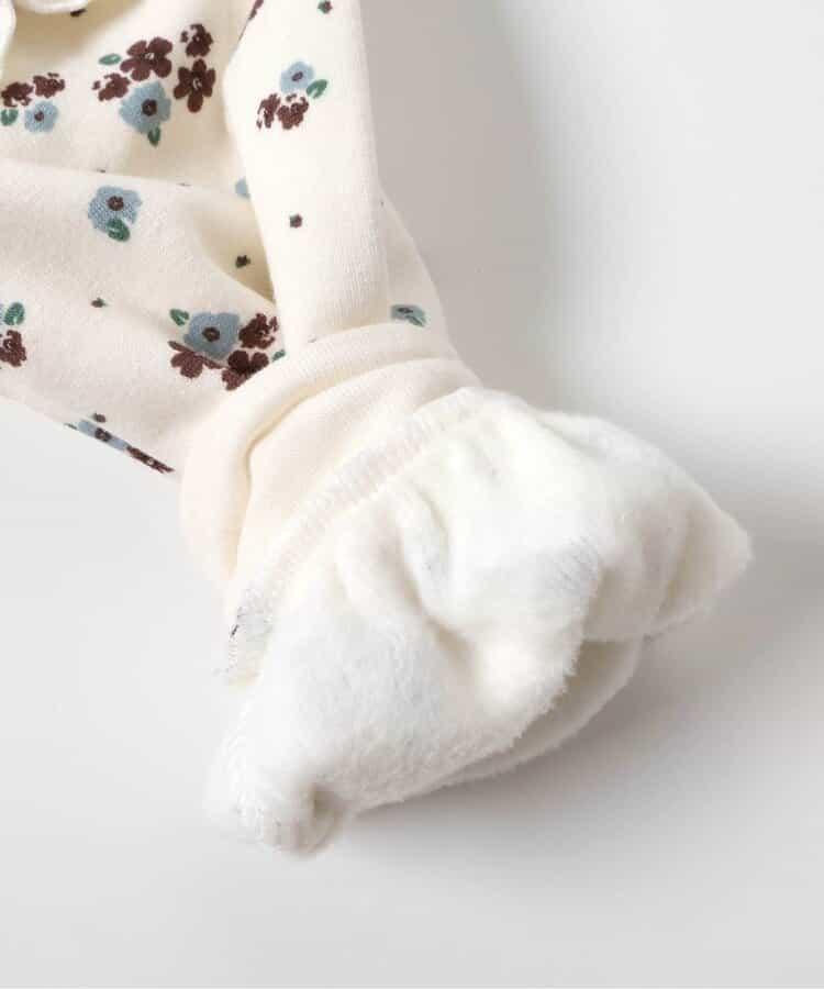 每日內襯搖粒絨連衣裙