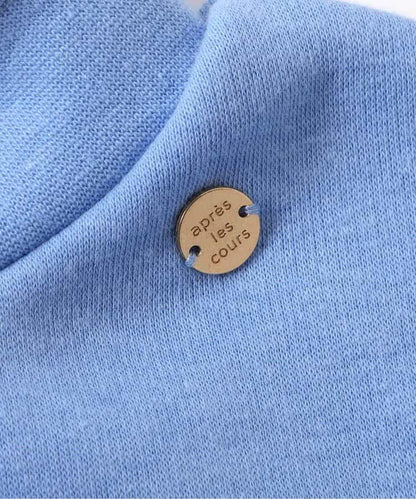 內層搖粒絨袖部仿羊羔絨連衣裙