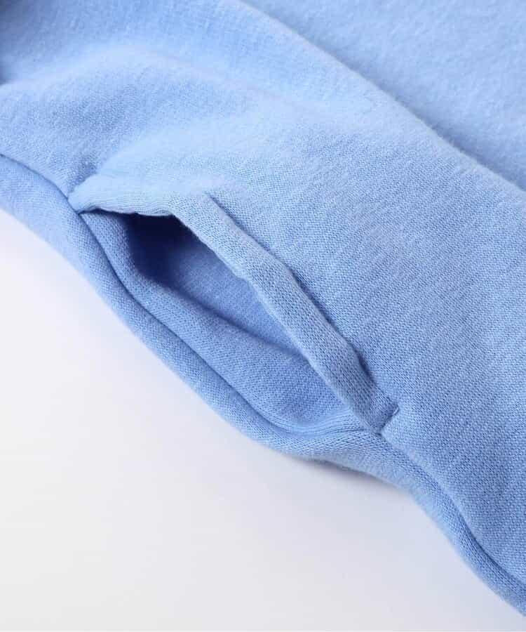 內層搖粒絨袖部仿羊羔絨連衣裙