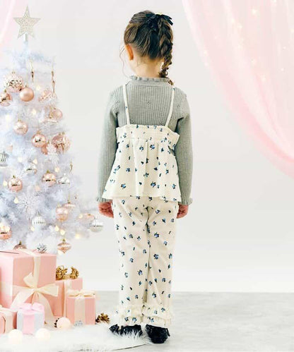 天鵝絨側開式吊帶上衣