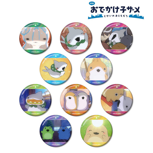 電影 《小鯊魚去郊遊》 城市的朋友_場景圖交易款極光徽章（單品/全套BOX）【BOX/10包入】