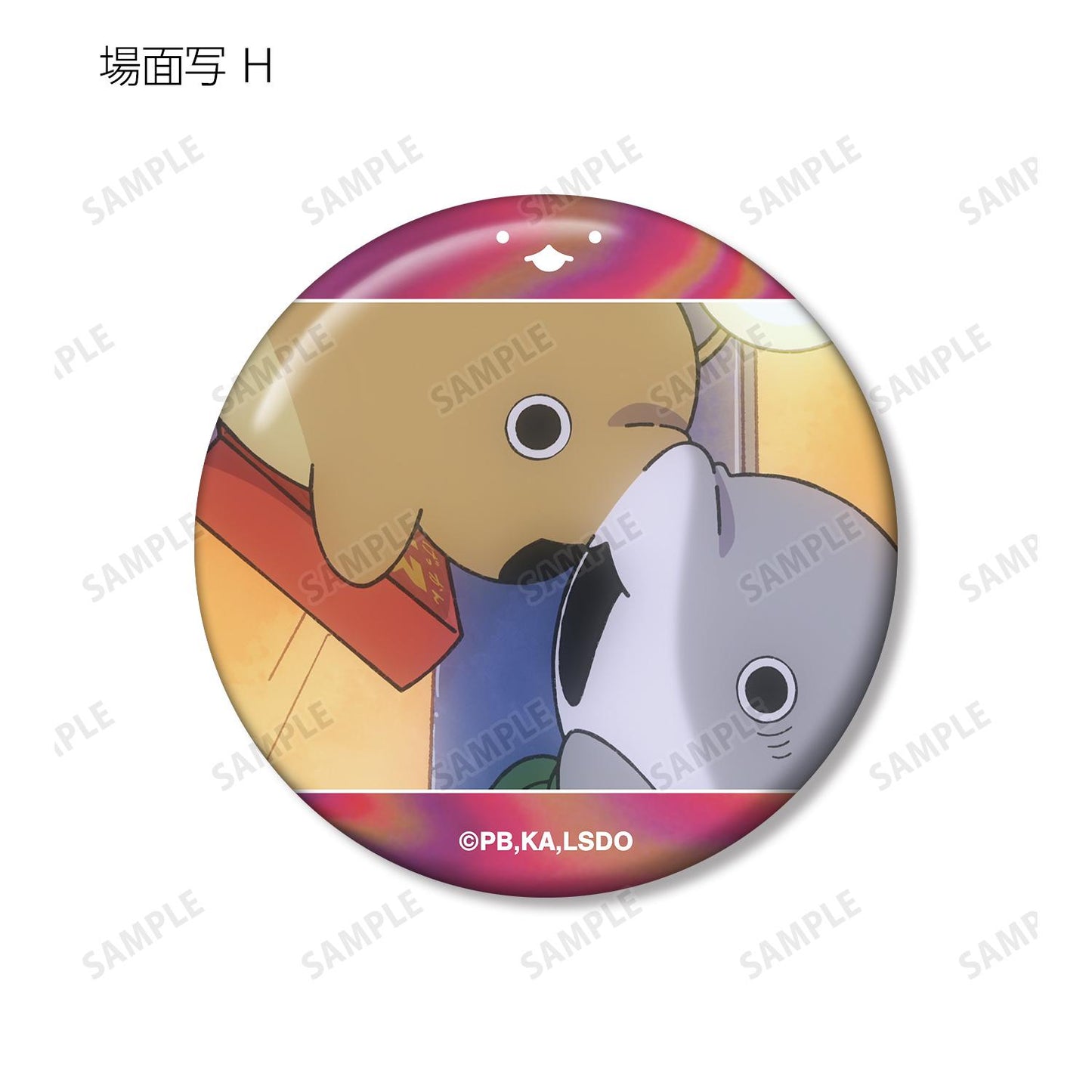 電影 《小鯊魚去郊遊》 城市的朋友_場景圖交易款極光徽章（單品/全套BOX）【BOX/10包入】