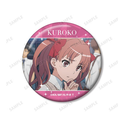 《某科學的超電磁炮》T_白井黑子 場景寫實徽章3個套裝