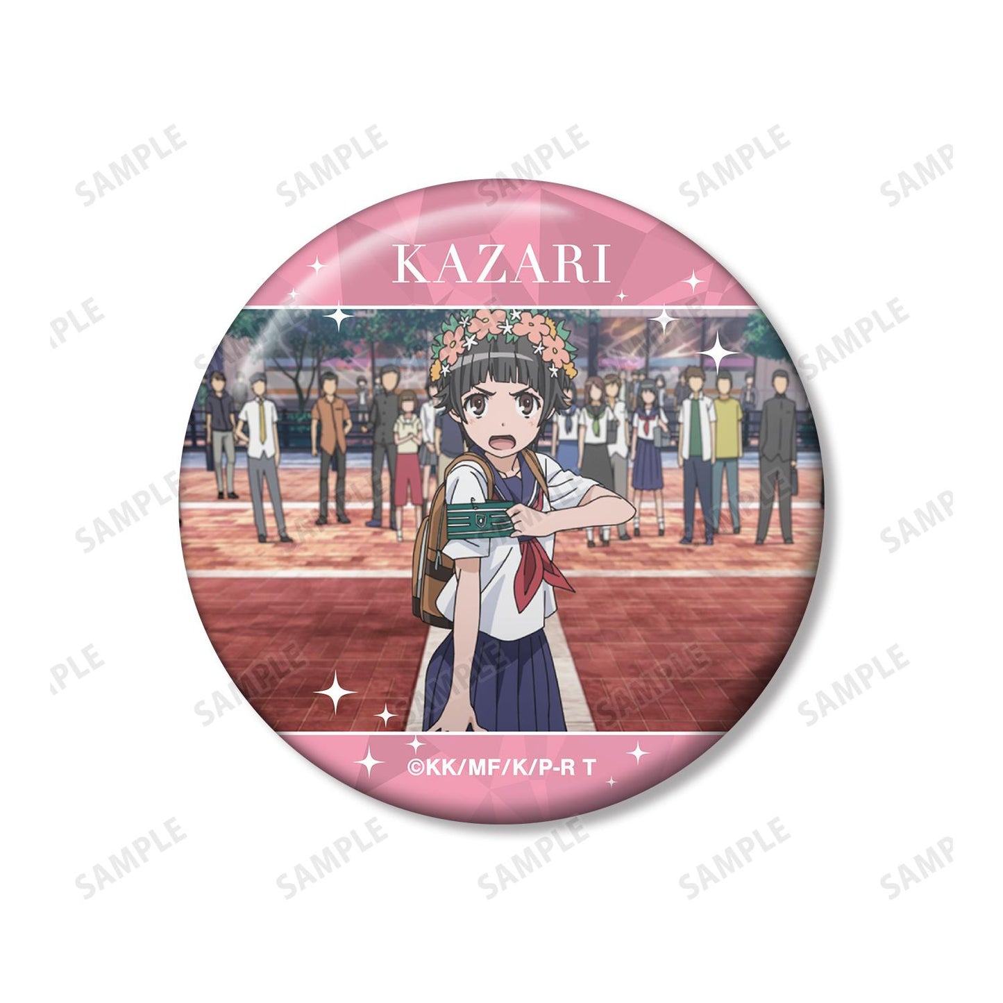 《某科學的超電磁炮》Ｔ_初春飾利 場景寫實徽章3個套裝