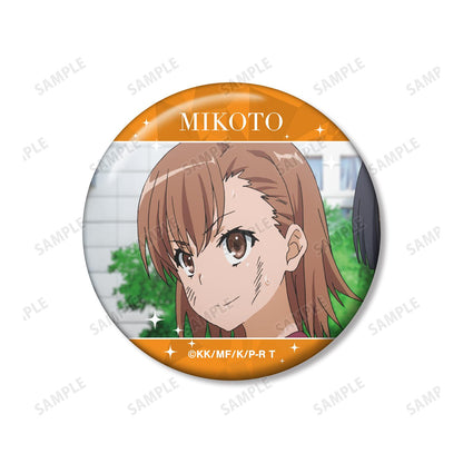 《某科學的超電磁炮》T_御坂美琴 場景寫實徽章3個套裝