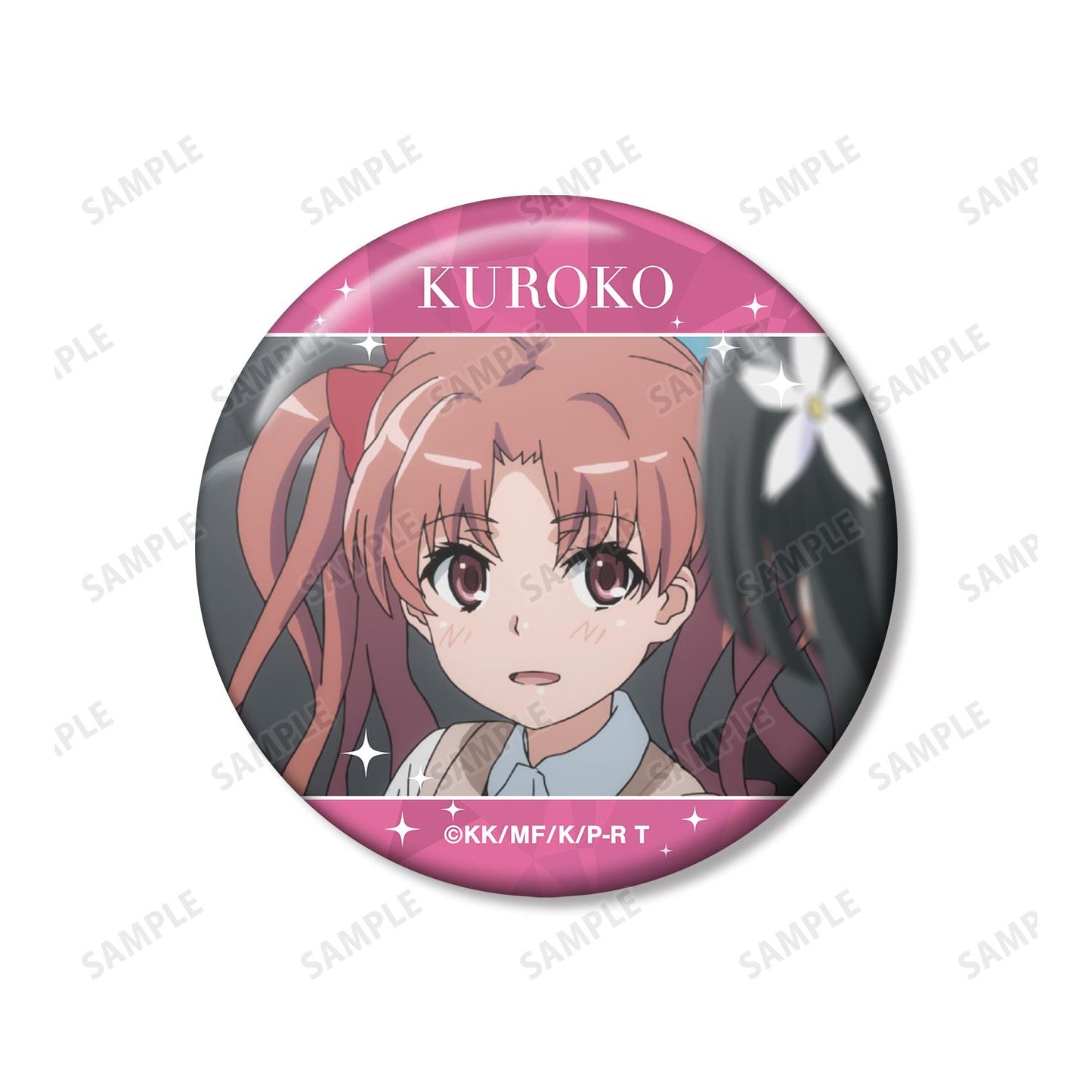 《某科學的超電磁炮》T_白井黑子 場景寫實徽章3個套裝