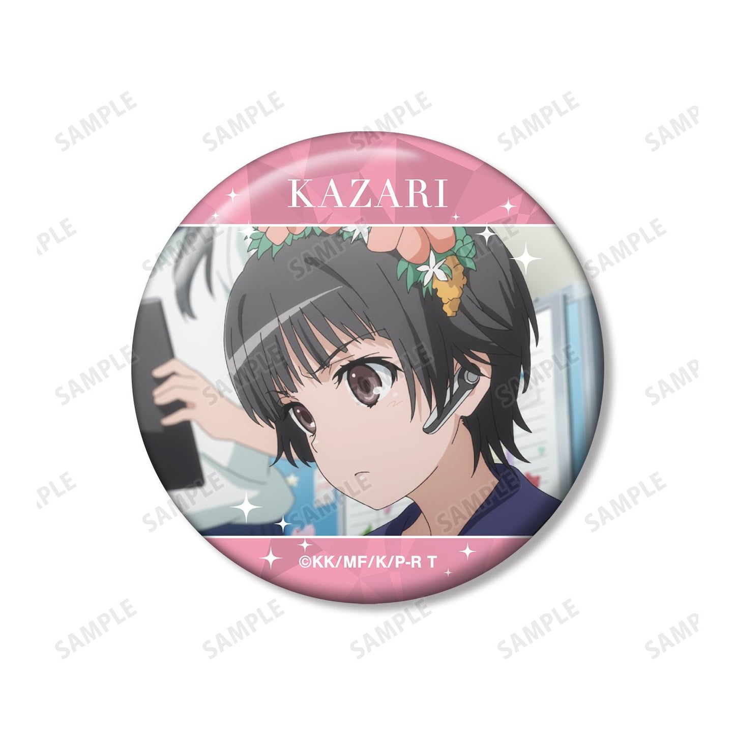 《某科學的超電磁炮》Ｔ_初春飾利 場景寫實徽章3個套裝