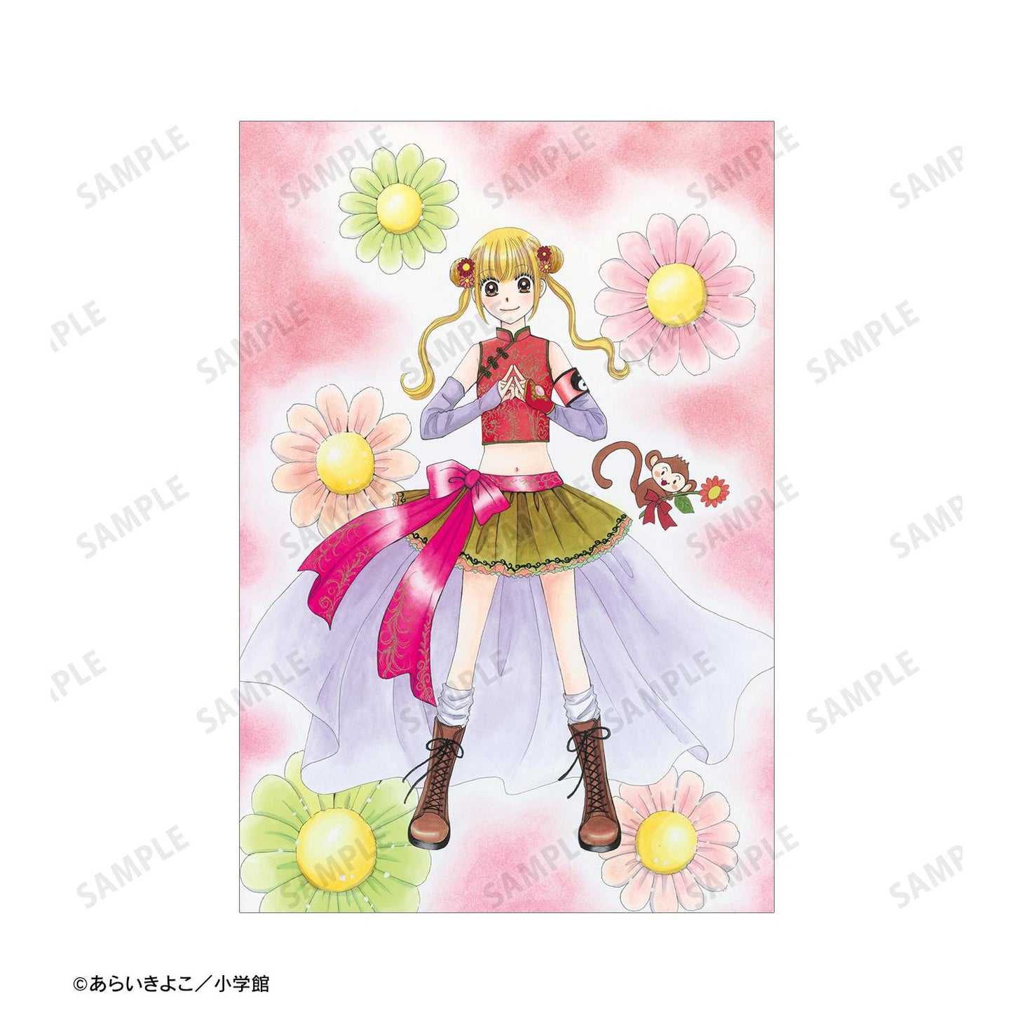 Dr.リン來問問看！_あらいきよこ老師全新繪製 光之巫女&四神ver. 明信片6枚套裝