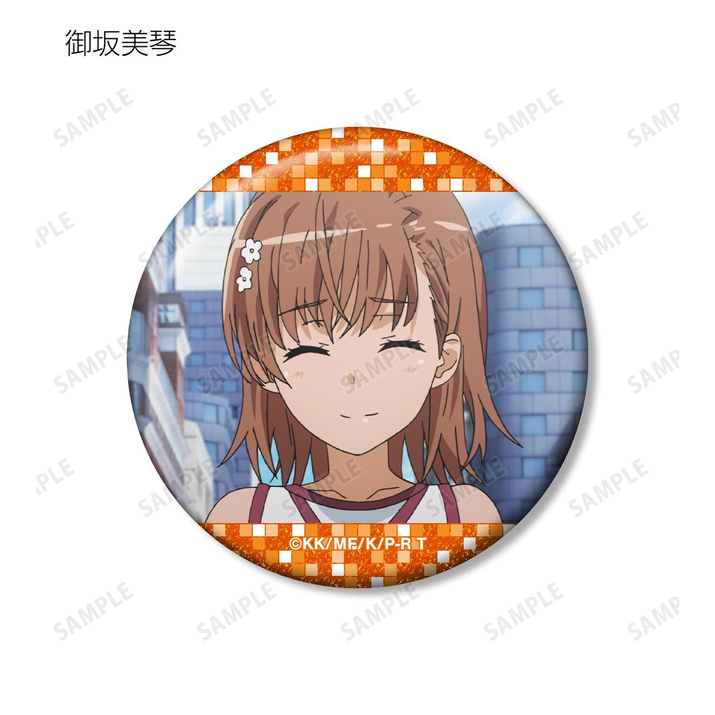 《某科學的超電磁炮》T_場景寫實閃粉徽章（單位/全套BOX/12包入）