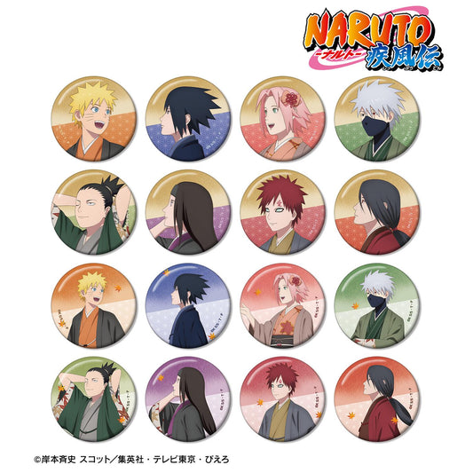 《火影忍者》疾風傳 全新繪製 秋之步伐ver. 盒裝隨機徽章（單品/全套BOX）【BOX/16包入】