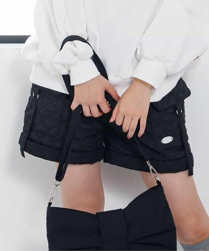 保暖絎縫工裝短褲