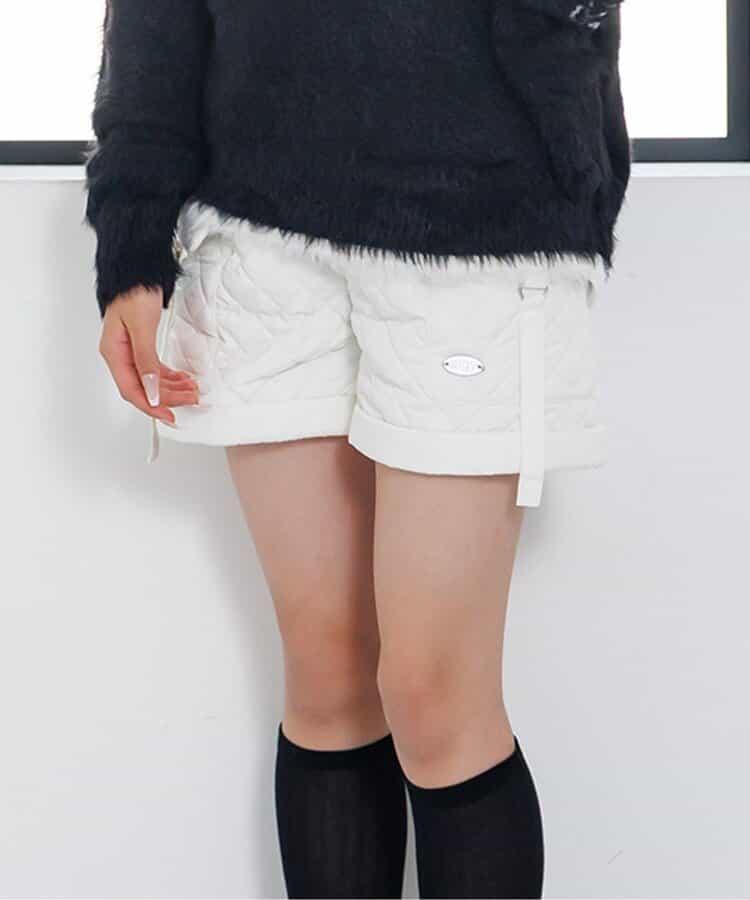 保暖絎縫工裝短褲