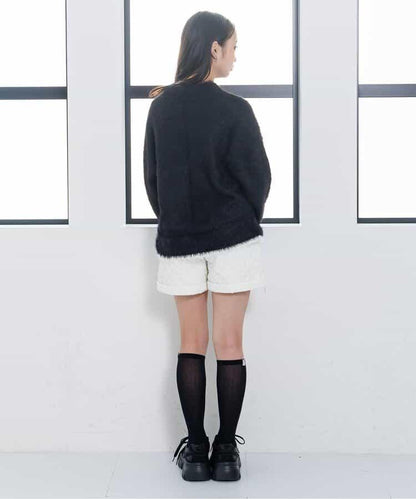 保暖絎縫工裝短褲