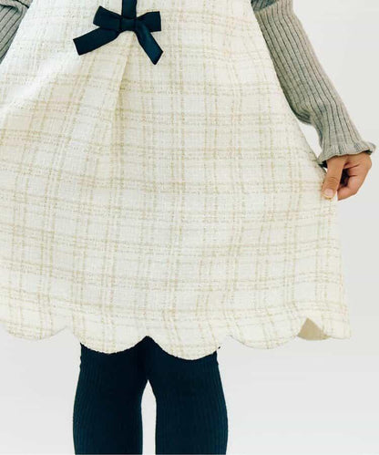 蝴蝶結吊帶連衣裙_アプレレクールマシェリ