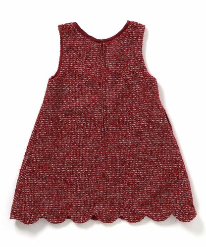 蝴蝶結吊帶連衣裙_アプレレクールマシェリ