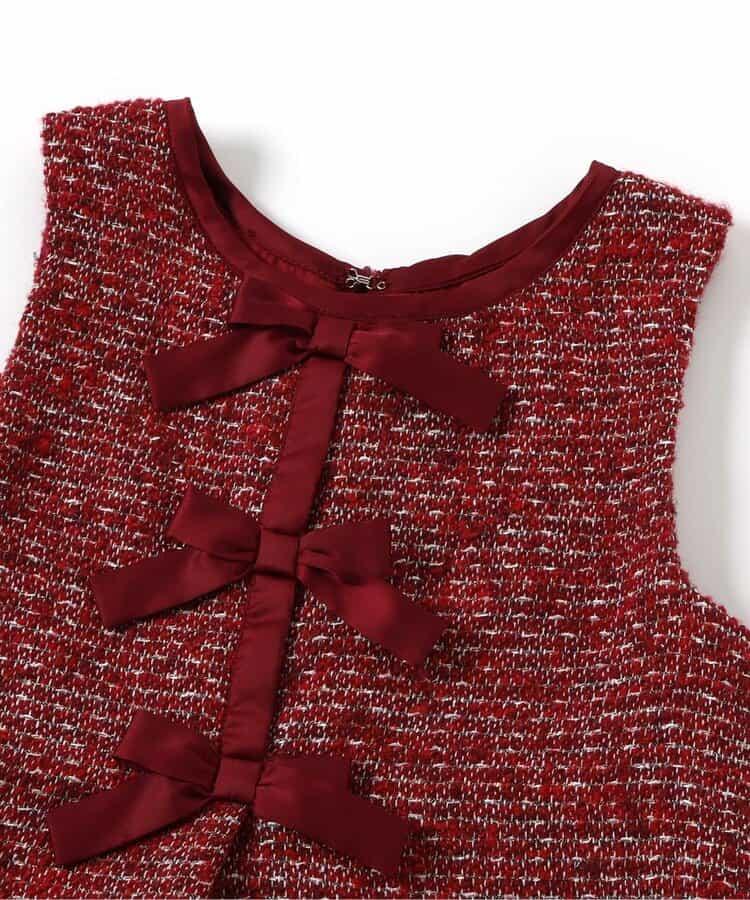 蝴蝶結吊帶連衣裙_アプレレクールマシェリ