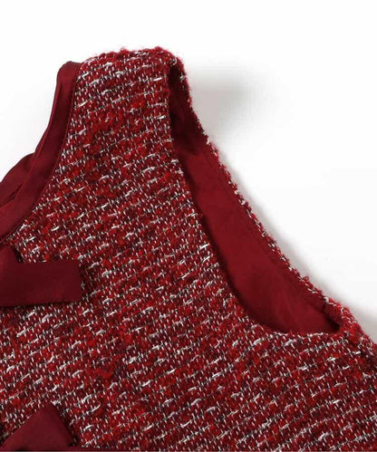 蝴蝶結吊帶連衣裙_アプレレクールマシェリ