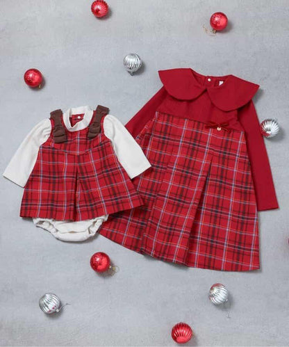 蝴蝶結吊帶連衣裙_アプレレクールマシェリ