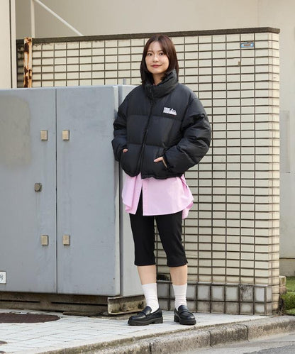 特別款泡泡短款羽絨服