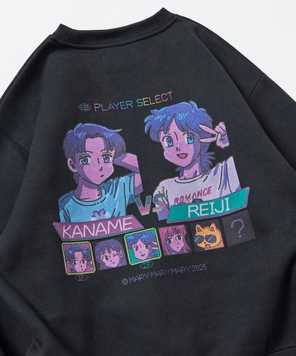 マリマリマリー×PUBLUX かなめvsレイジ 印花加絨衛衣