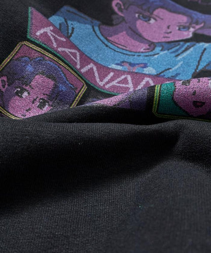 マリマリマリー×PUBLUX かなめvsレイジ 印花加絨衛衣