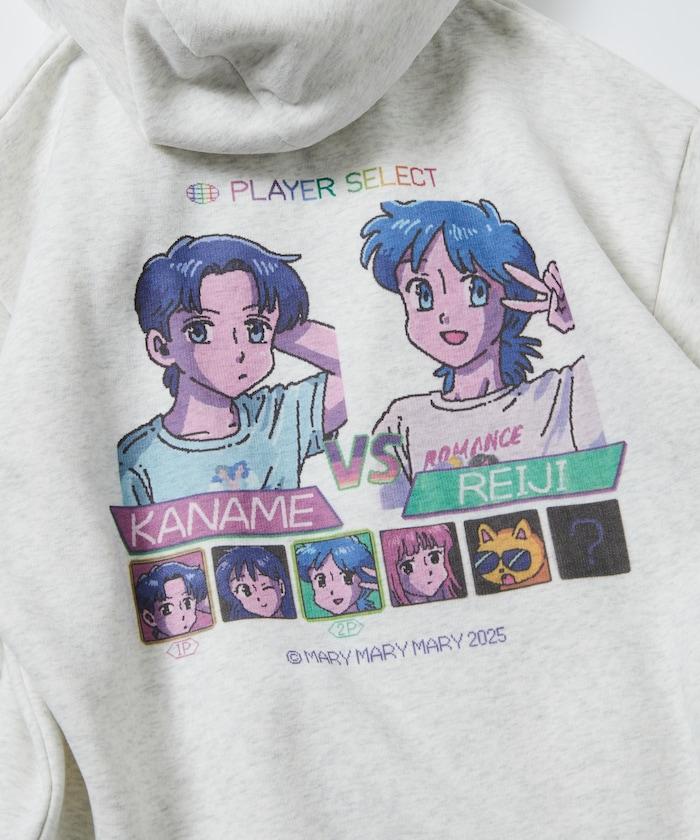 マリマリマリー×PUBLUX かなめvsレイジ 印花拉鍊衛衣/加絨款