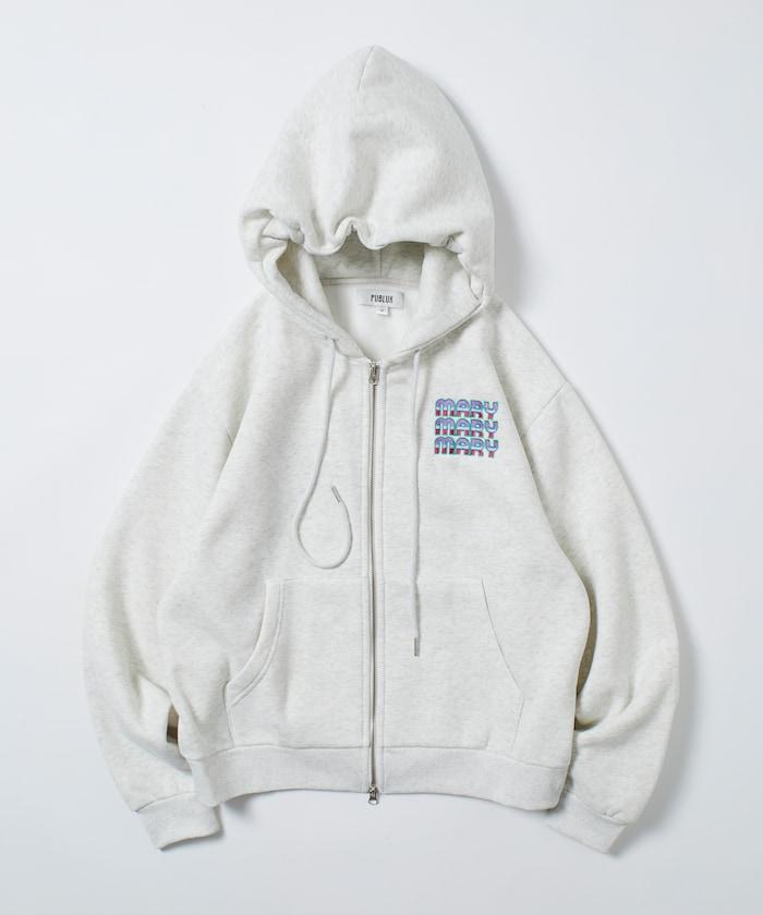 マリマリマリー×PUBLUX かなめvsレイジ 印花拉鍊衛衣/加絨款