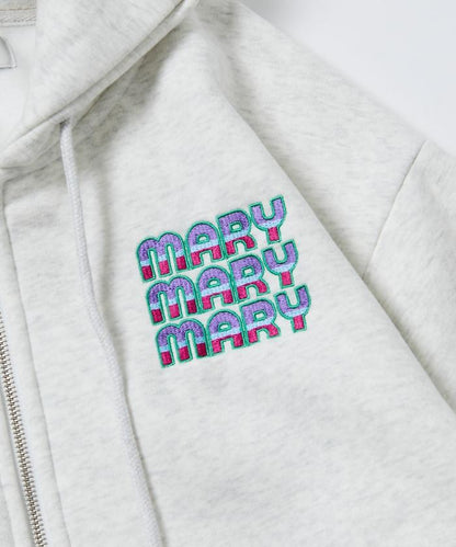 マリマリマリー×PUBLUX かなめvsレイジ 印花拉鍊衛衣/加絨款