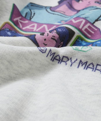 マリマリマリー×PUBLUX かなめvsレイジ 印花拉鍊衛衣/加絨款