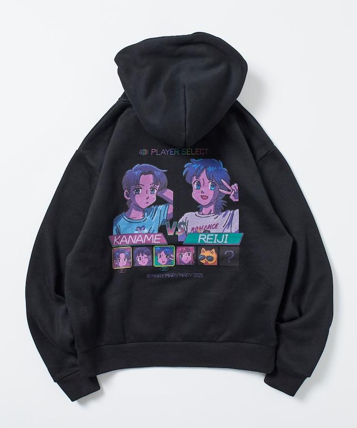 マリマリマリー×PUBLUX かなめvsレイジ 印花拉鍊衛衣/加絨款