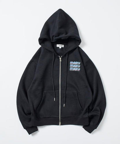 マリマリマリー×PUBLUX かなめvsレイジ 印花拉鍊衛衣/加絨款