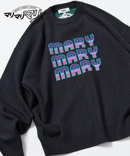 マリマリマリー×PUBLUX MARYロゴジャガードニット【限定展開】 馬裡馬裡瑪麗×PUBLUX MARY標誌提花針織衫