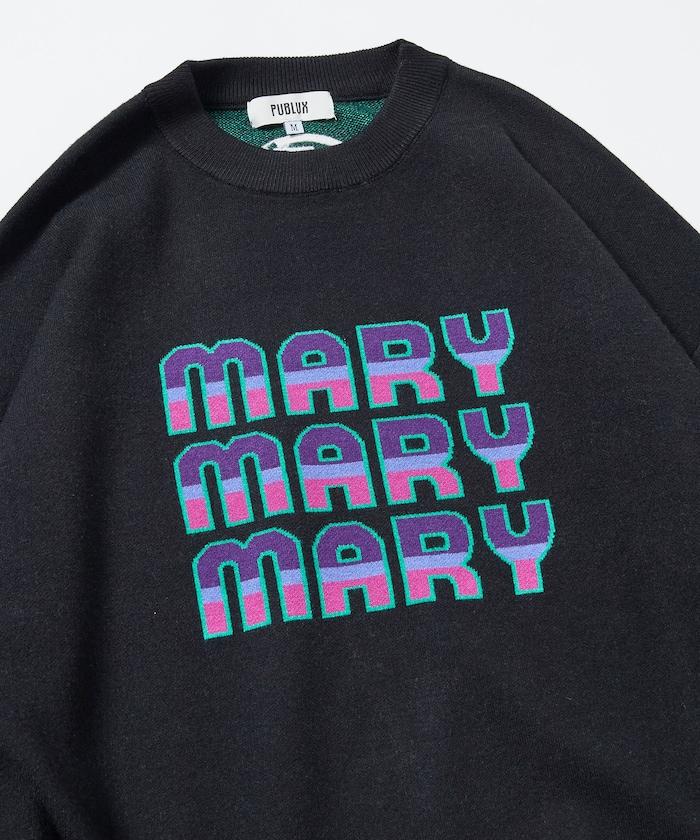 マリマリマリー×PUBLUX MARYロゴジャガードニット【限定展開】 馬裡馬裡瑪麗×PUBLUX MARY標誌提花針織衫