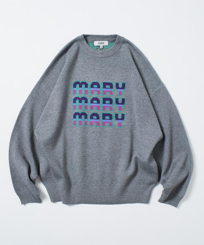 マリマリマリー×PUBLUX MARYロゴジャガードニット【限定展開】 馬裡馬裡瑪麗×PUBLUX MARY標誌提花針織衫