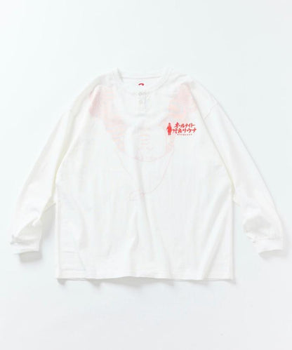 聯名 KANNAIGI × サウナ田ヒロユキ 印花長袖套裝【クリエイターズ・ファイル】