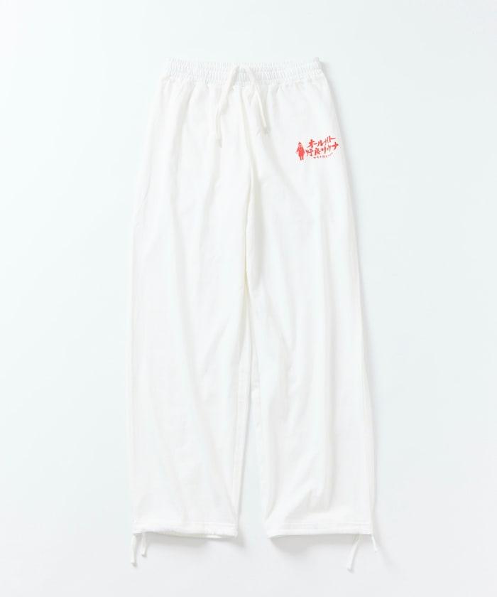 聯名 KANNAIGI × サウナ田ヒロユキ 印花長袖套裝【クリエイターズ・ファイル】