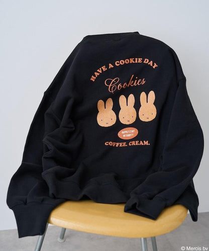 《米菲》餅乾圖案印花衛衣