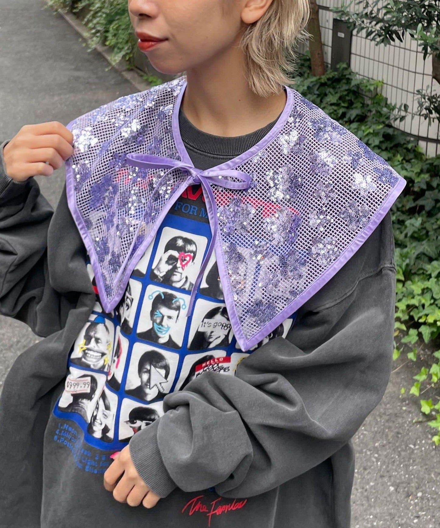 【Ciaopanic】H.S亮片裝飾領飾