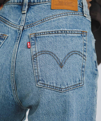 Levi’s 高腰直筒九分牛仔褲