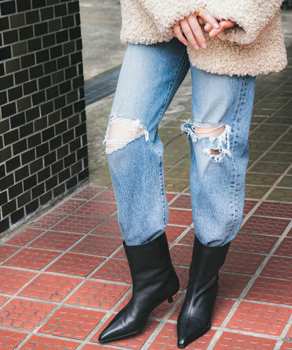 Levi’s 高腰直筒九分牛仔褲