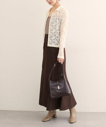 【natural couture】帶領蕾絲開衫