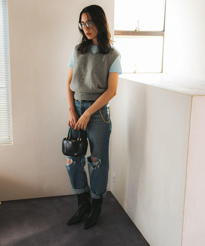 Levi’s 高腰直筒九分牛仔褲