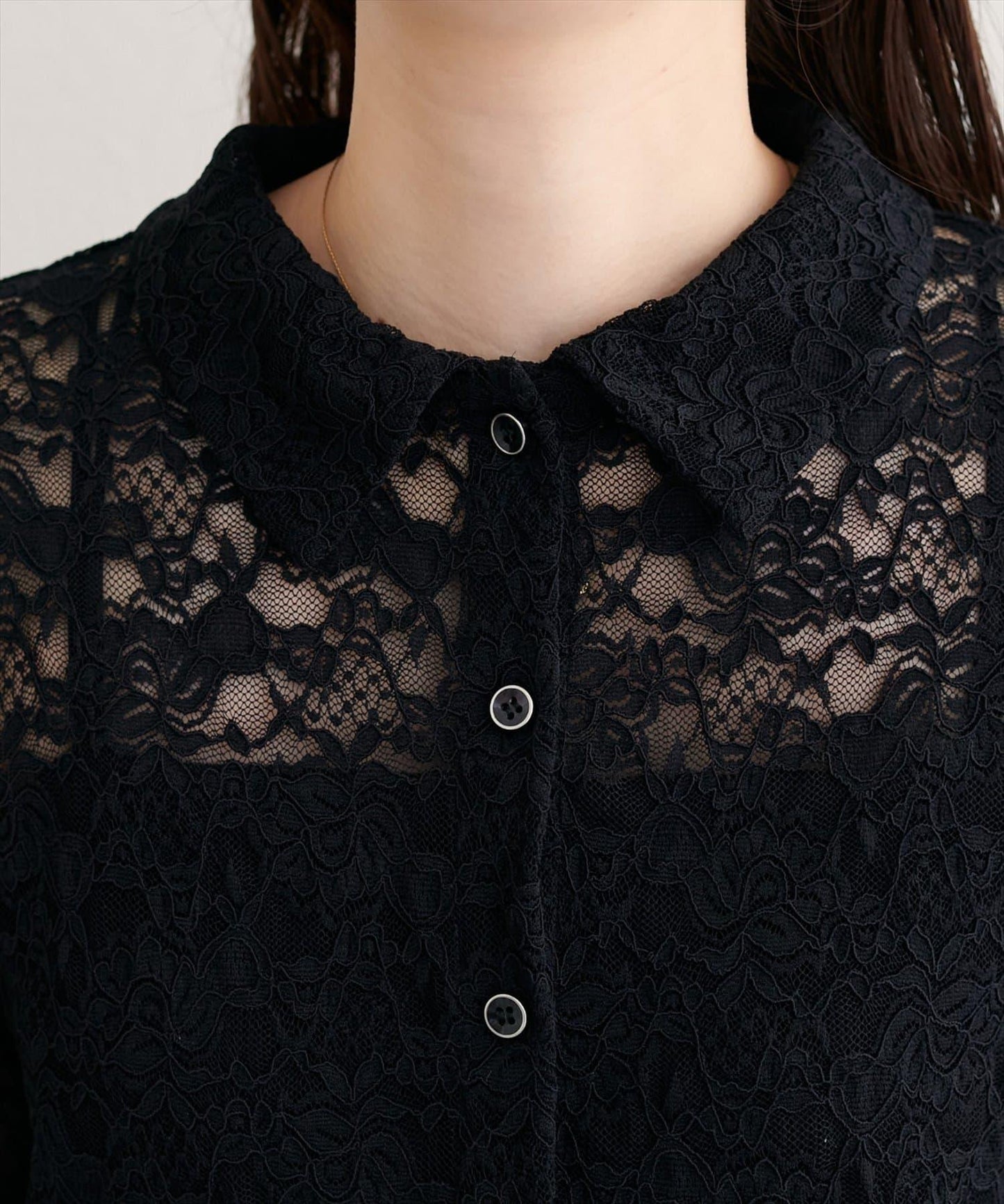 【natural couture】帶領蕾絲開衫