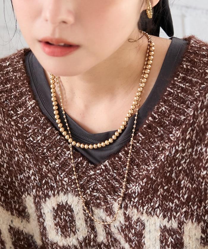 圓珠鏈套裝項鍊