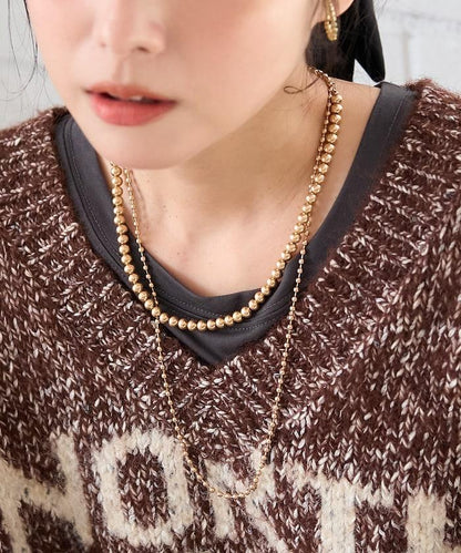 圓珠鏈套裝項鍊