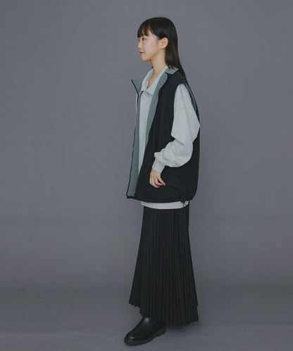 『販売』『男女同款』Uiscel 抓絨內襯拉鍊寬鬆馬甲