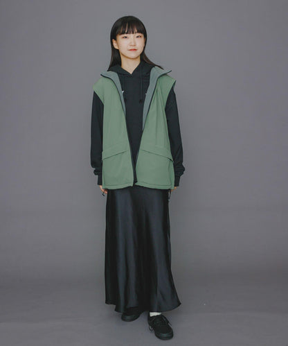 『販売』『男女同款』Uiscel 抓絨內襯拉鍊寬鬆馬甲